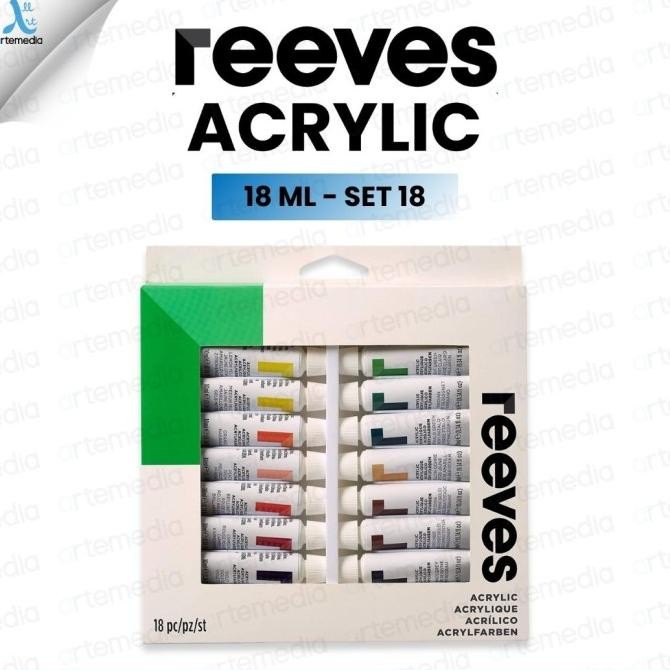 

Sale Cat Akrilik Reeves Acrylic Tube 18X12Ml Color Paint Set