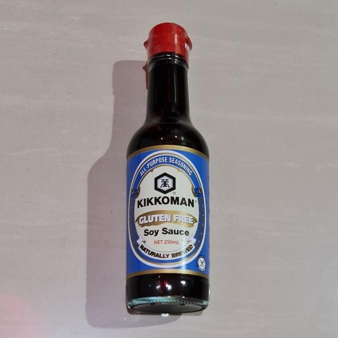 

KECAP ASIN KIKKOMAN SOY SAUCE GLUTEN FREE 250 GRAM