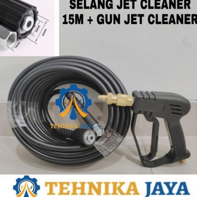 Paket Selang Jet Cleaner + Gun Ac Cleaner Gun Cuci Mobil Motor Ac Original Dan Terpercaya