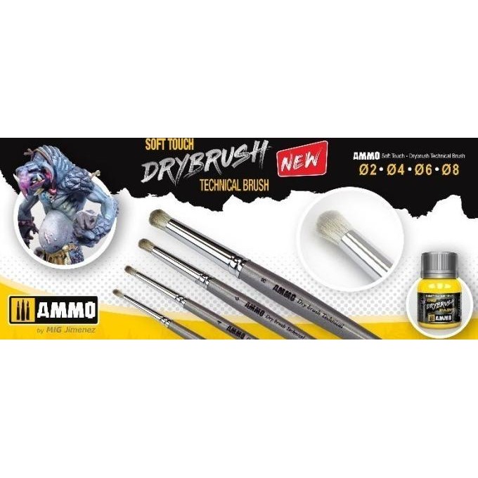 

READY STOCK DRYBRUSH - TECHNICAL BRUSH - KUAS WARHAMMER !!!!!
