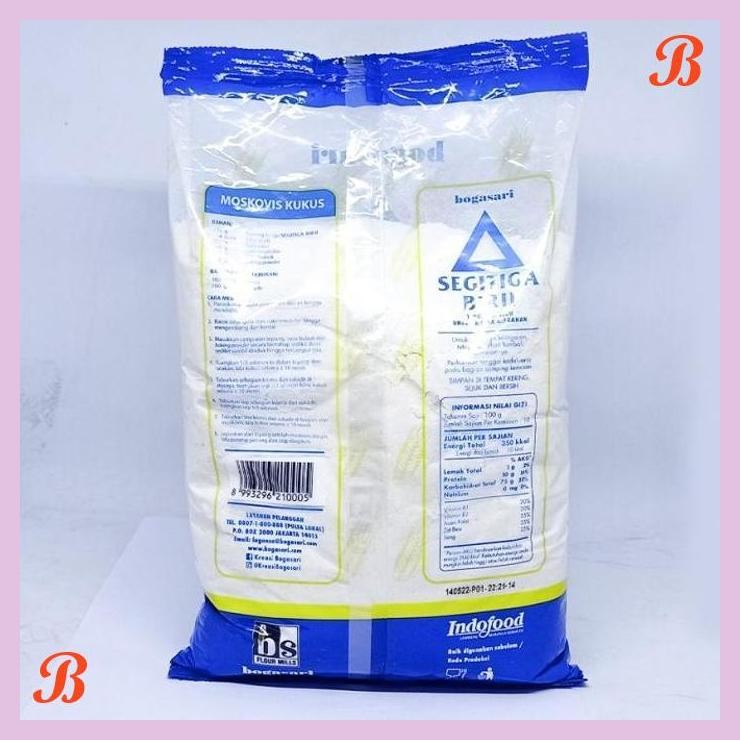 

| SMW | BOGASARI SEGITIGA BIRU TEPUNG TERIGU 1 KG / TEPUNG ANEKA MAKANAN