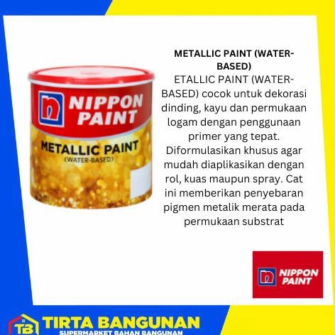 

Sale Nippon Paint Metallic Paint 3100 Real Gold 75 Ml
