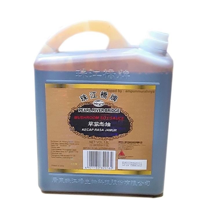 

PRB PEARL RIVER BRIDGE MUSHROOM SOY SAUCE / KECAP RASA JAMUR 1,8 LITER