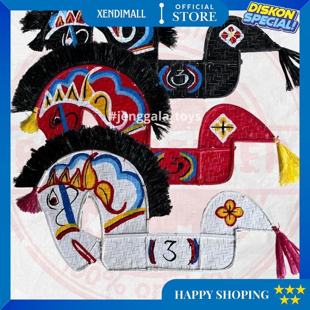 [ Cod ] Kuda Lumping / Jaranan / Kuda Kepang Besar / Kuda Lumping Anak / Kuda Bambu