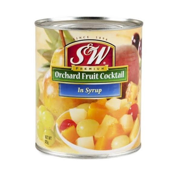 

SW S&W ORCHARD FRUIT COCKTAIL IN SYRUP / BUAH KALENG DALAM SIRUP 825 G