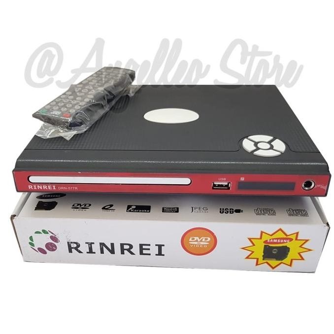 Terlaris DVD VCD Player Plastik Mini~Rinrei~DRN 533K~Optik Samsung~ORIGINAL SALE