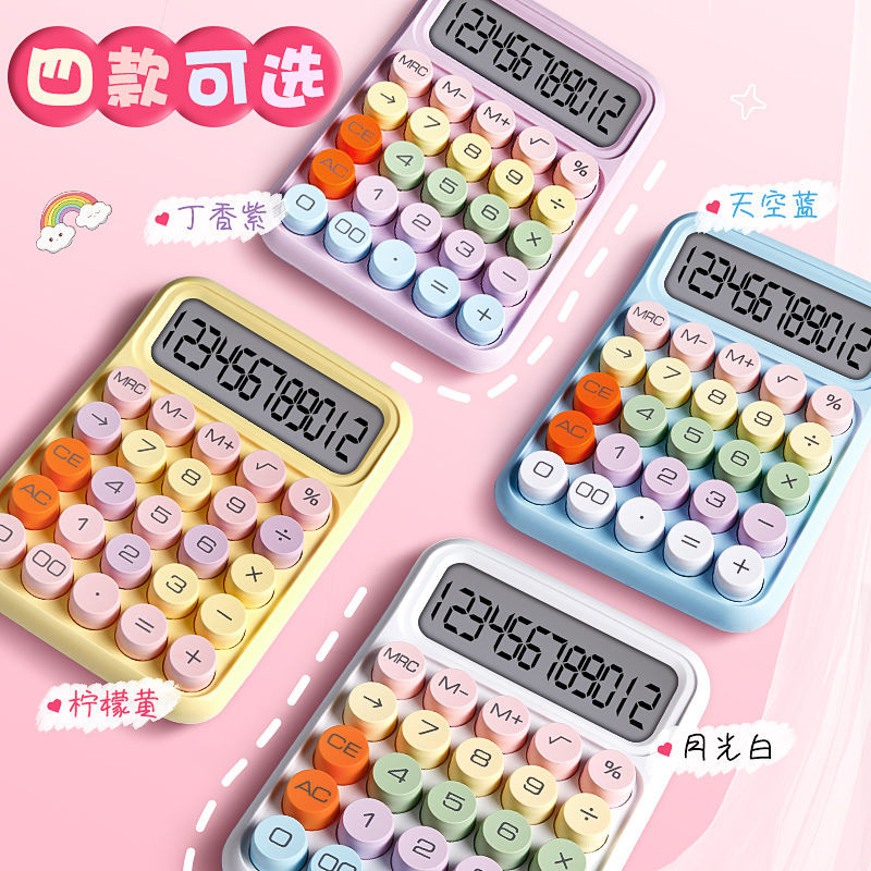 

Komputer Keyboard Fleksibel Kalkulator Warna Dopamin