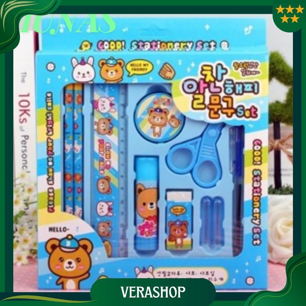 

Munas Paket Alat Tulis Set 8In1 Stationery Set Study Set Anak Karakter Set Alat Tulis Anak Tk Promo