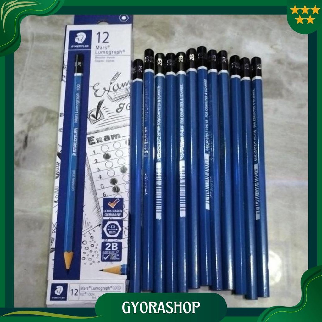 

Pensil 2B Faber Castell ( 1 Pack Isi 12 Pensil ) Gratis Ongkir