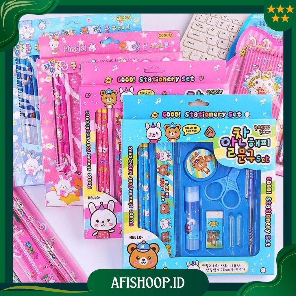 

Alat Tulis Set 9In1 / Alat Tulis Karakter / Set Alat Tulis Anak / Stationery Set / Paket Alat Tulis 8 In 1 8In1 Paket Kado Hampers Ulang Tahun Birthday Anak Lomba Natal Natalan Christmas 9 In 1 Promo 4.4