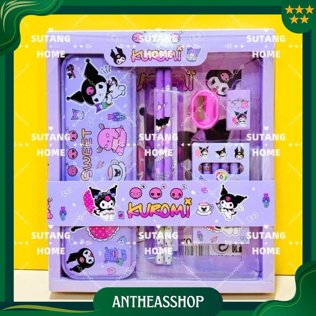 

Sutang7 In 1 Anak Alat Tulis Set Kotak Pensil / Kotak Hadiah Alat Tulis / Karakter Lucu Promo Puncak