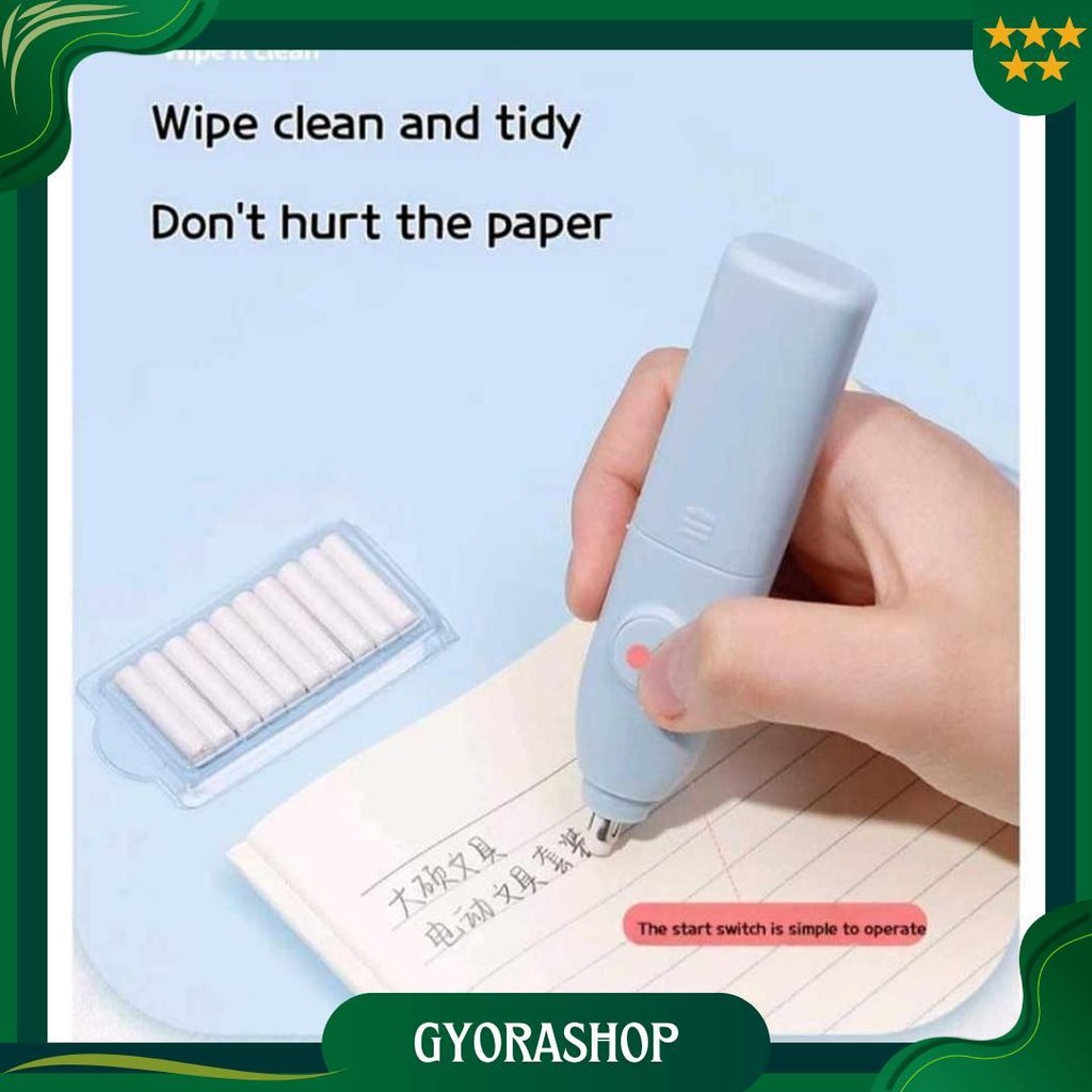 

Electronic Stationery Set / Set Alat Tulis Elektrik Rautan Penghapus Vacuum Pensil Gratis Ongkir