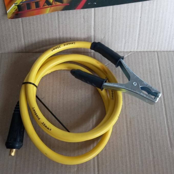 Paket Set Tang Las & Tang Masa & Kabel 5 Meter Stang Las Listrik Titan Original Dan Terpercaya