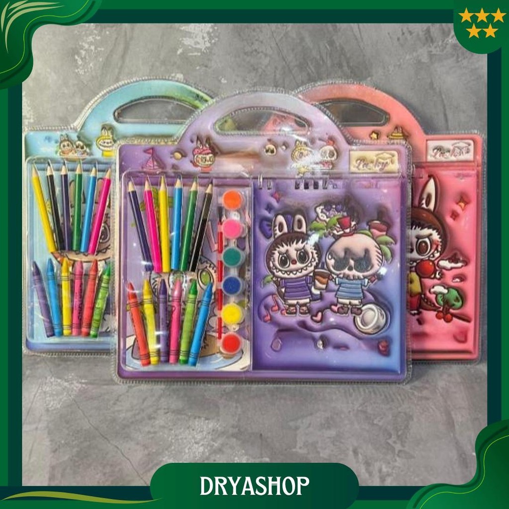 

Labubu Set Alat Tulis Paket Stationery Anak Sekolah 6 In 1 Pensil Penggaris Penghapus Rautan Pensil Promo
