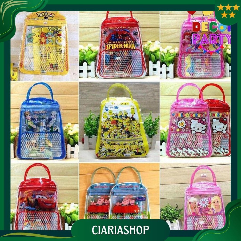 

Dp Stationery Set 6In1 Paket Bag Paket Alat Tulis Anak Sekolah Buku Pensil Penghapus Pengaris Peraut Promo Puncak