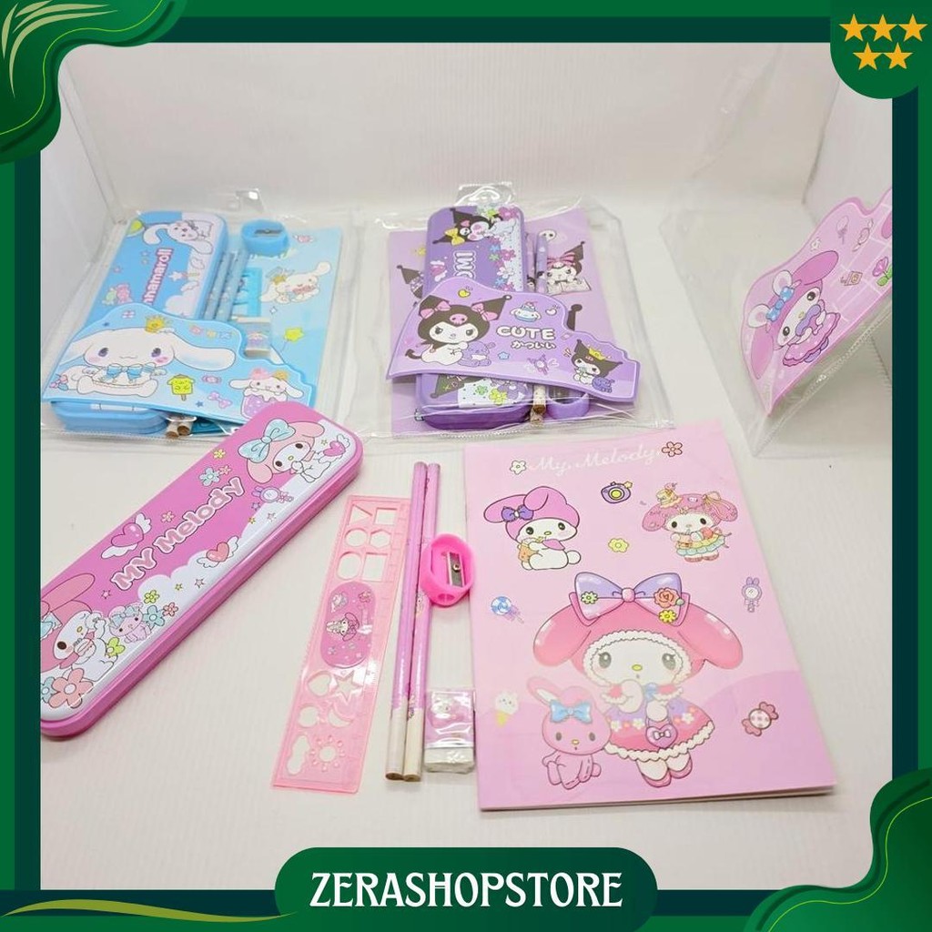 

Paket Alat Tulis 6In1 Lengkap Stationery Set Kotak Pensil Labubu Sanrio Kuromi Melody - Gg0523 Sale
