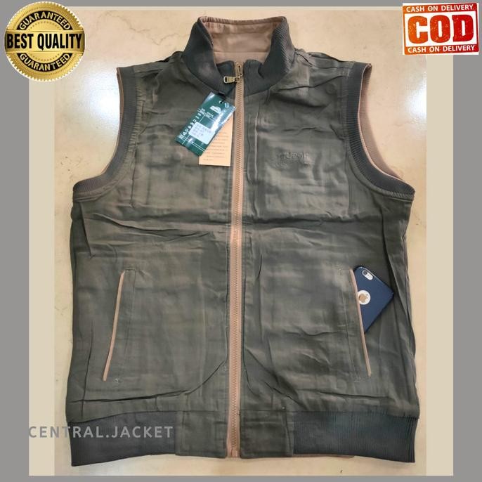 Rompi Jeep Pria Bolak Balik - Rompi Kanvas Jeep Import - Rompi Outdoor Original Dan Terpercaya