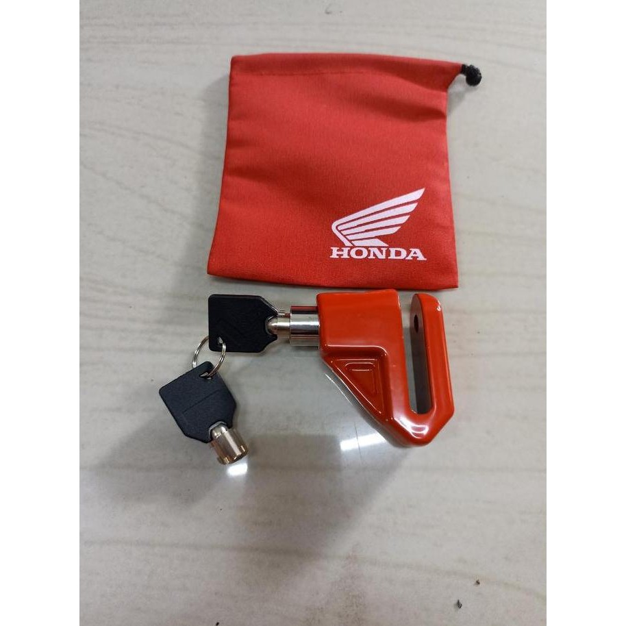 Gembok Ori Honda Kunci Motor Cakram Asli Ahm Accessories Motorcycle