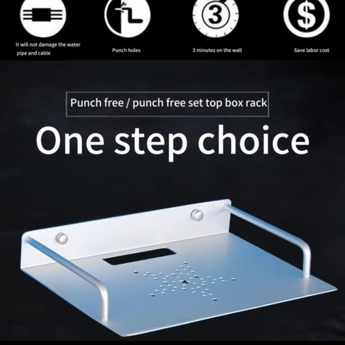 Rak Braket Router Modem Dvr Xbox Dvd Original Dan Terpercaya