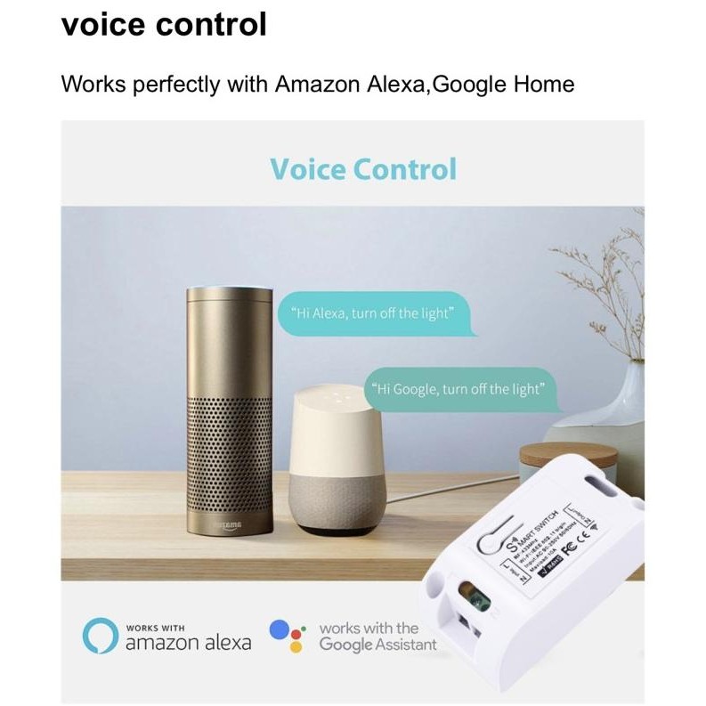 Smatrul Saklar Wifi Remote Control 2 Smart Switch Light Google Home Original Dan Terpercaya