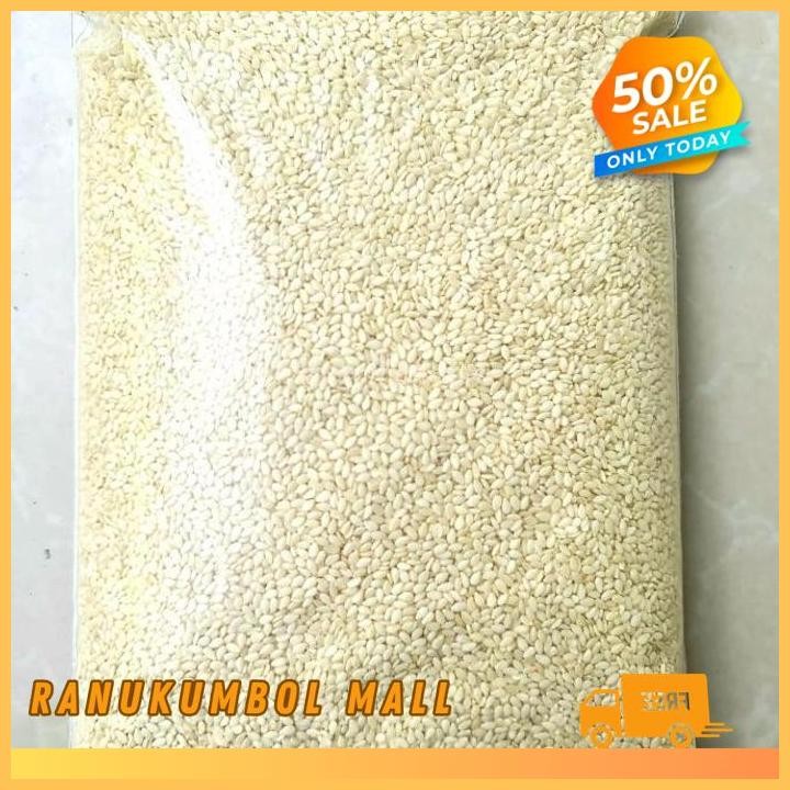 

1KG KUALITAS BAGUS WHITE SESAME SEEDS BIJI WIJEN PUTIH RANU KUMBOL MALL TERMURAH!!!