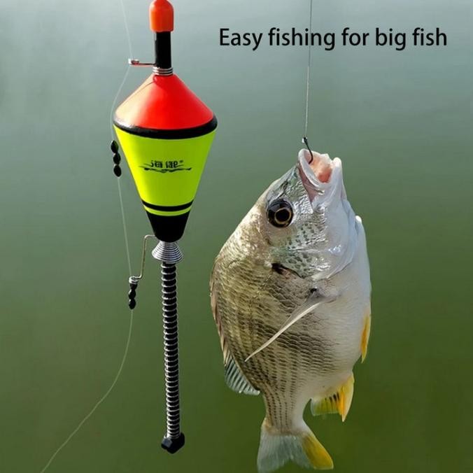 Pelampung pancing otomatis Kail pancing ikan otomatis sensitif universal