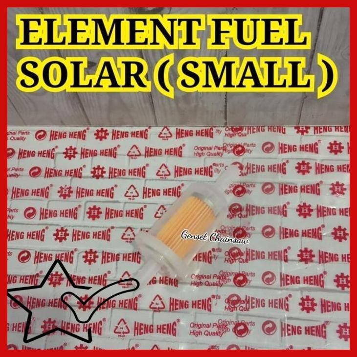 [TSP] ELEMENT FUEL FILTER SOLAR PLASTIK KAMA 186 186F GENSET SILENT