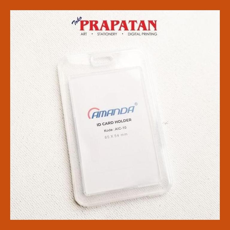 

[ PERALATAN LUKIS / GAMBAR ] AMANDA ID CARD HOLDER AIC-10 85X54MM PACKING AMAN