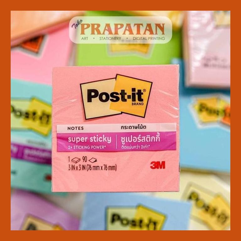 

[ PERALATAN LUKIS / GAMBAR ] POST IT 3M 654 STICKY NOTE 76X76MM | NOTES MEMO TEMPEL COD