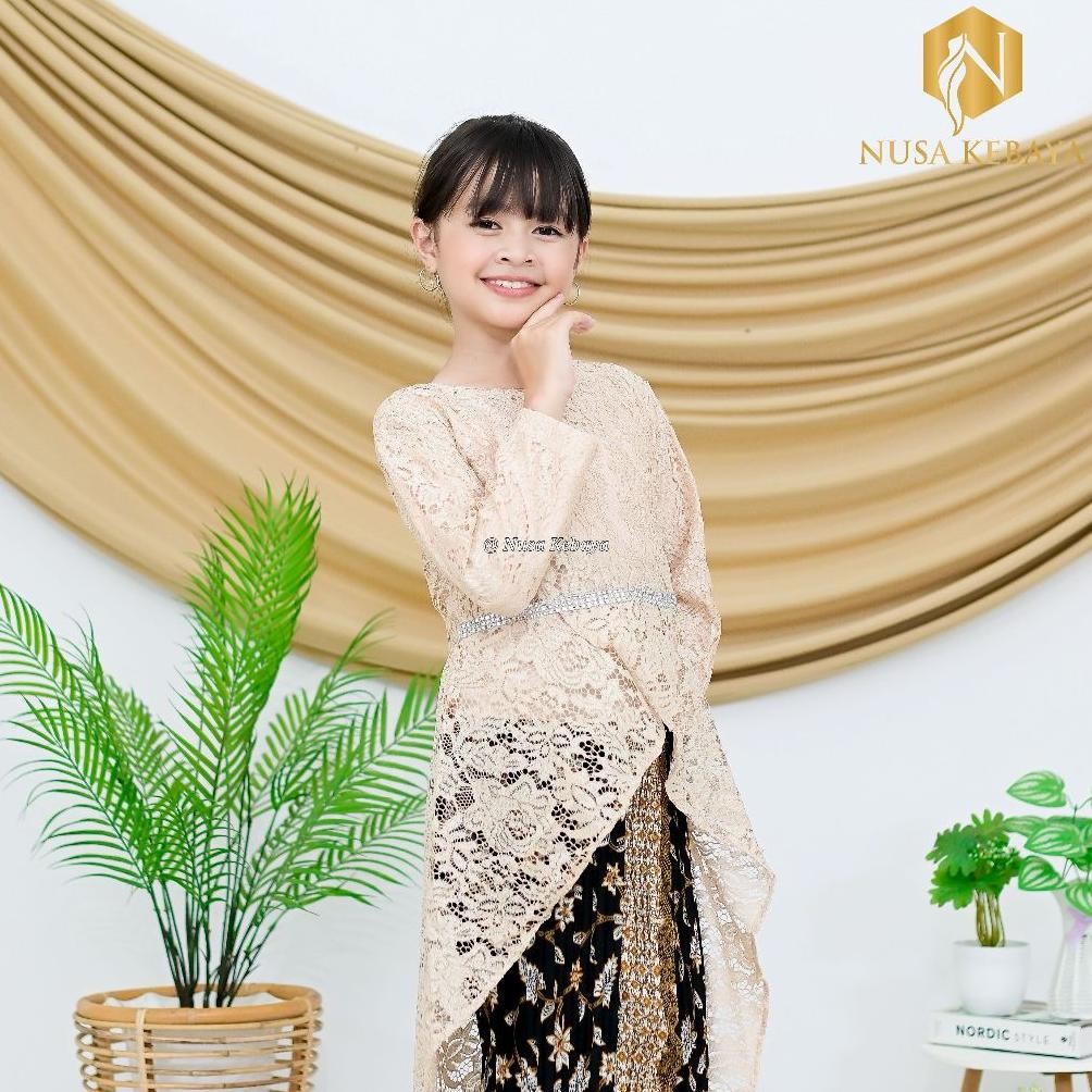 GHJ Atasan Kebaya Anak Perempuan Bahan Brukat Premium  / Baju Kebaya Anak Perempuan Umur 3 4 5 6 7 8