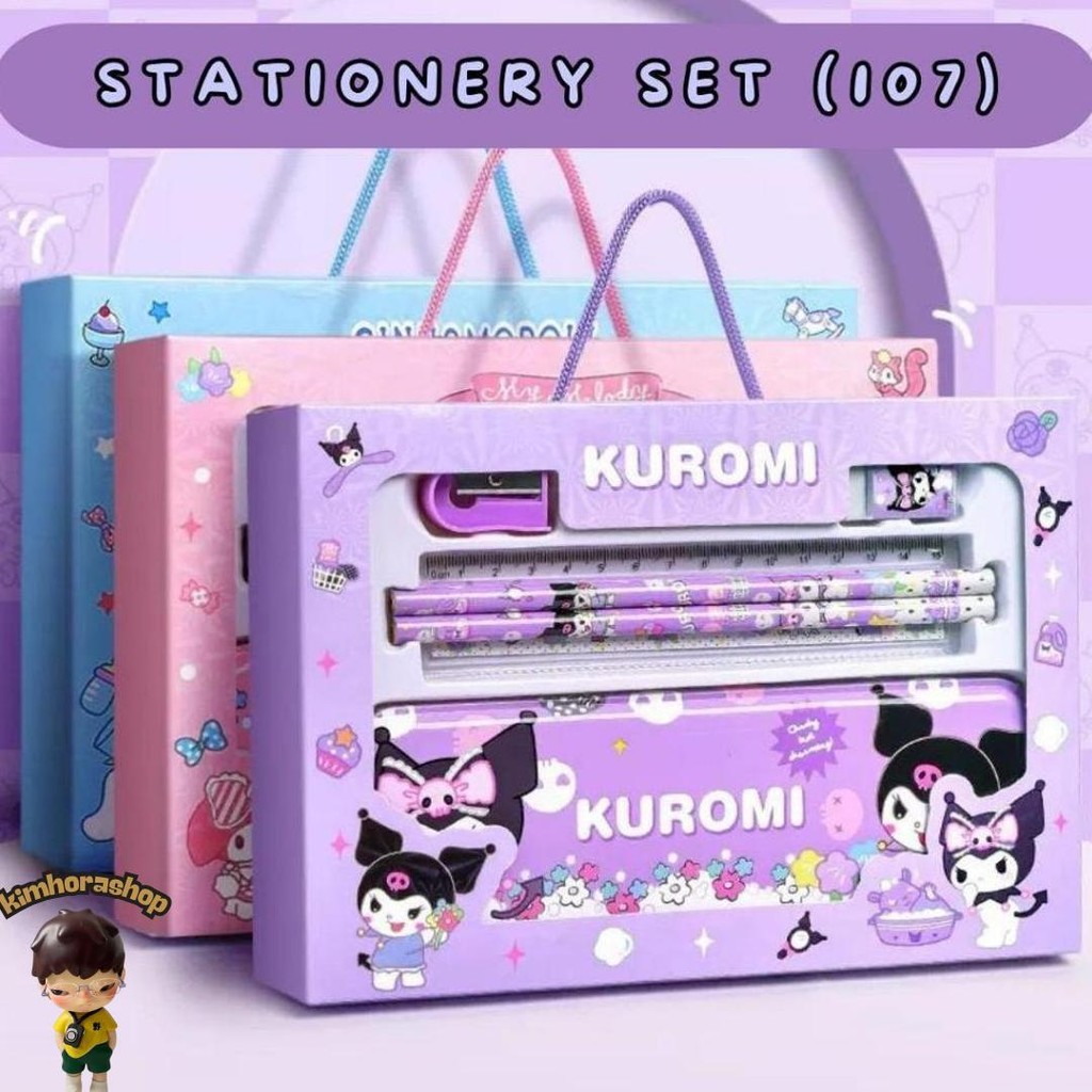 

Alat Tulis Anak Set Stationery Untuk Hadiah Anak Sekolah Motif Kareter Lucu / Alat Tulis Set Karakter Kado Notes Kotak Pensil Rautan Penggaris Penghapus Promo