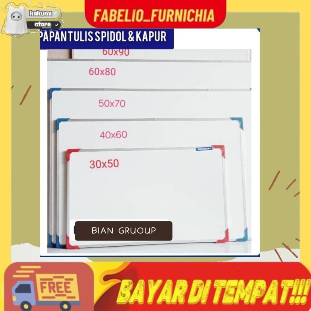 

Papan Tulis 60X90Cm Spidol Dan Kapur Whiteboard / Blackboard Ukuran 60X90 Sale