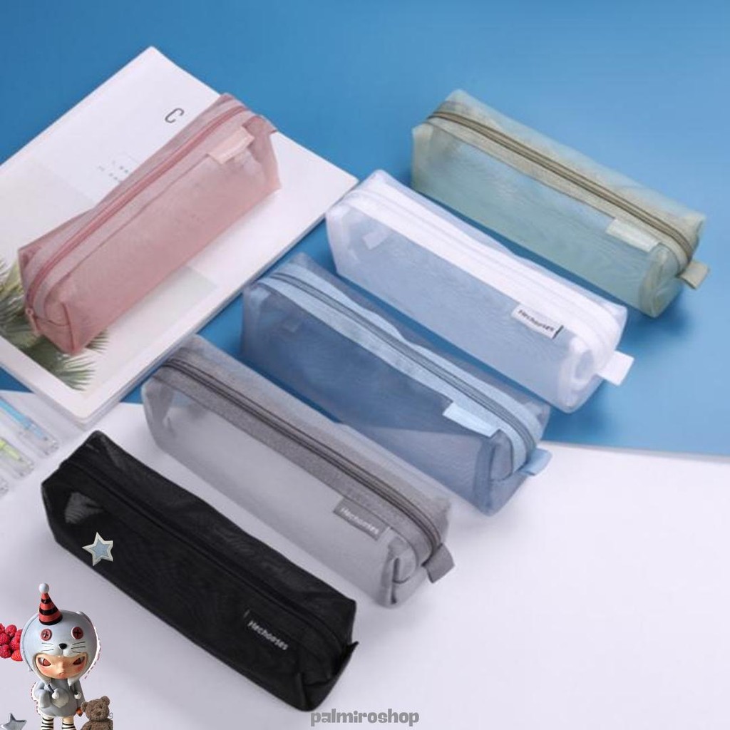 

Tempat Pensil Transparan Simple Style Anti Air Korea Murah