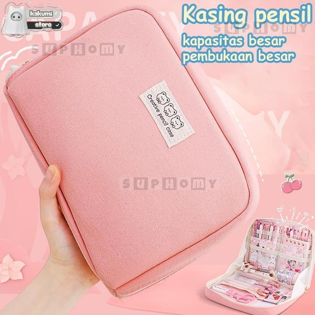 

Kotak Pencil Tas Penatempat Pencil Tas Pensil Tempat Alat Tulis 90 Kapasitas Besar Pembukaan Besar Kilat