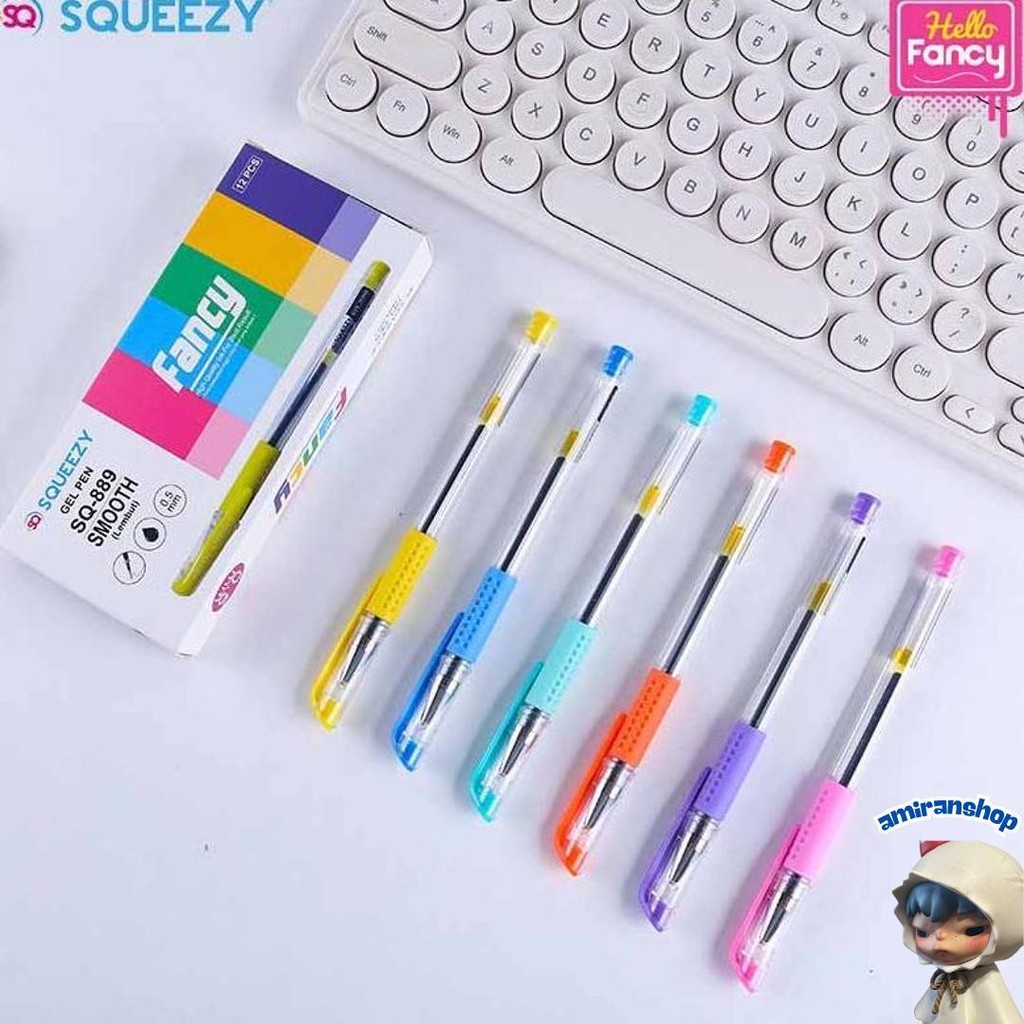 

Grosir Pulpen Gel / Pena Gel / Gel Pen Office Smooth 0,5Mm Gp-Sq889 Murah