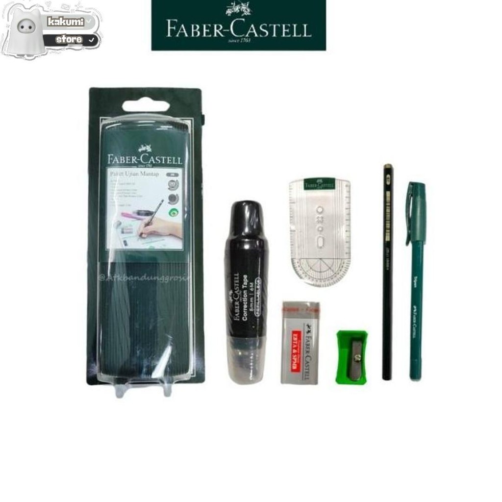 

Paket Ujian Mantap Faber Castell Dengan Pensil 2B Dan Penggaris Khusus Promo
