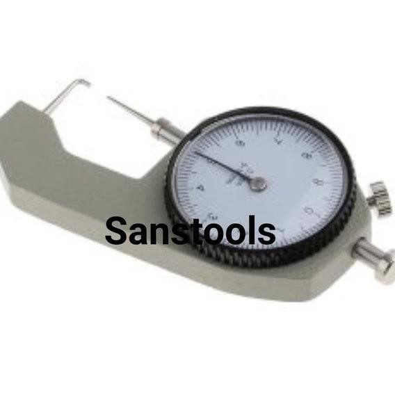 Jarum Dial Thickness Gauge Alat Ukur Ketebalan Besi Logam Plat Pipa