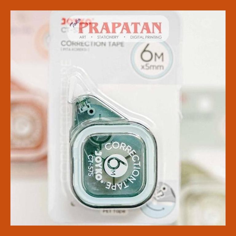 

[ PERALATAN LUKIS / GAMBAR ] JOYKO CORRECTION TAPE CT-575 | TIP EX KERTAS COD