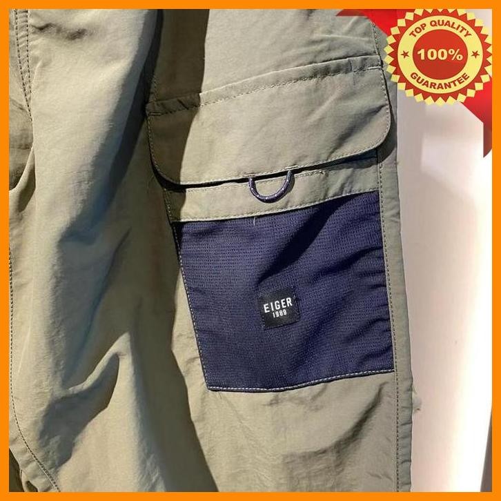 [otd] eiger celana cargo panjang pria hillwander cargo long pants - olive