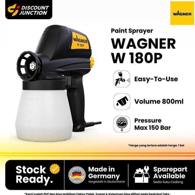 TERBARU - Spray Gun Nastar Chocolate Wagner W180P Germany New Ready Grosir