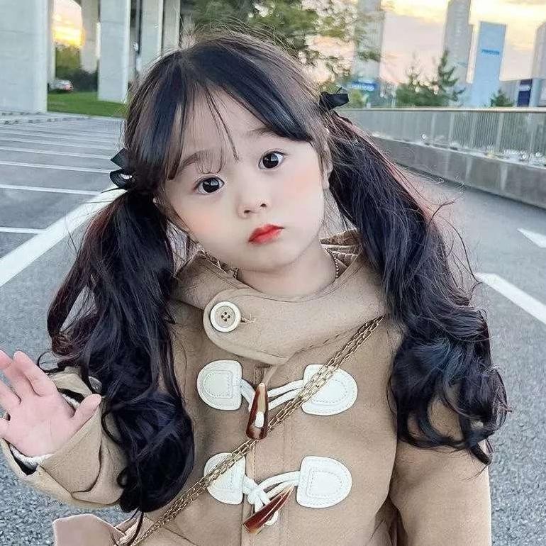 Promo Set Isi 2 Wig Ponytail Anak Premium, Hair Clip Wig Extension Korean Style