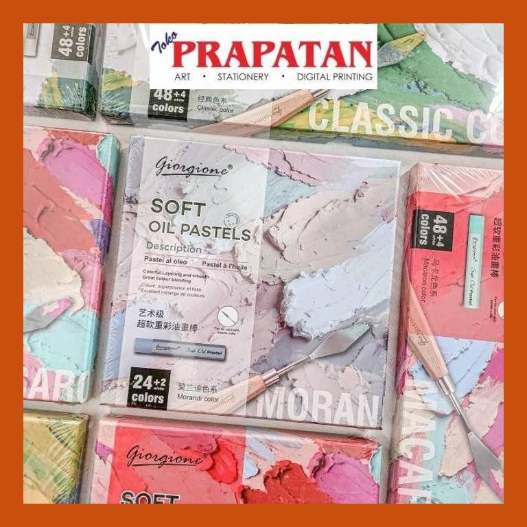 

[ PERALATAN LUKIS / GAMBAR ] GIORGIONE SOFT OIL PASTEL SET COD