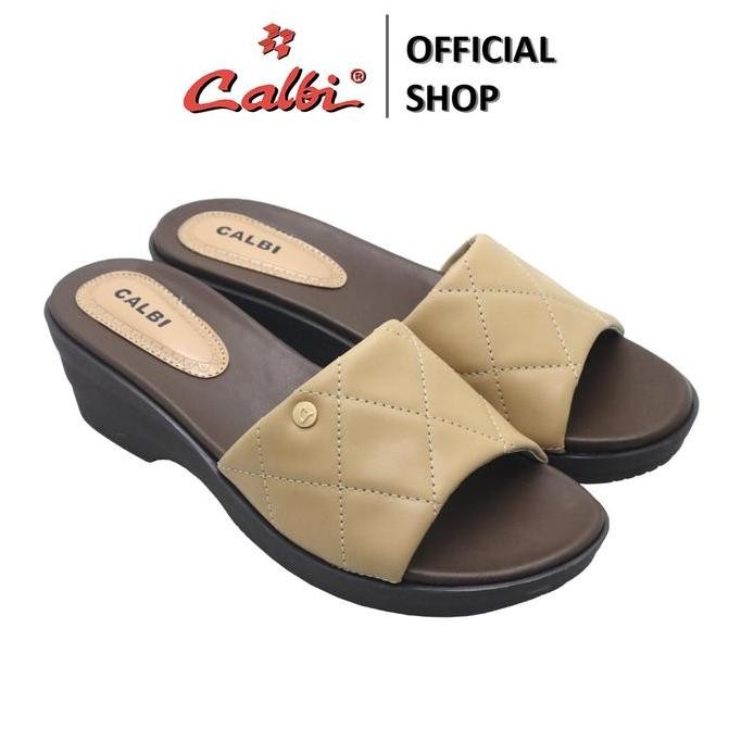 Sandal Wanita Remaja Kekinian Terbaru 2025 Rg 342 Sandal Wedges Perempuan Puffy 5Cm Slip-On Santai T