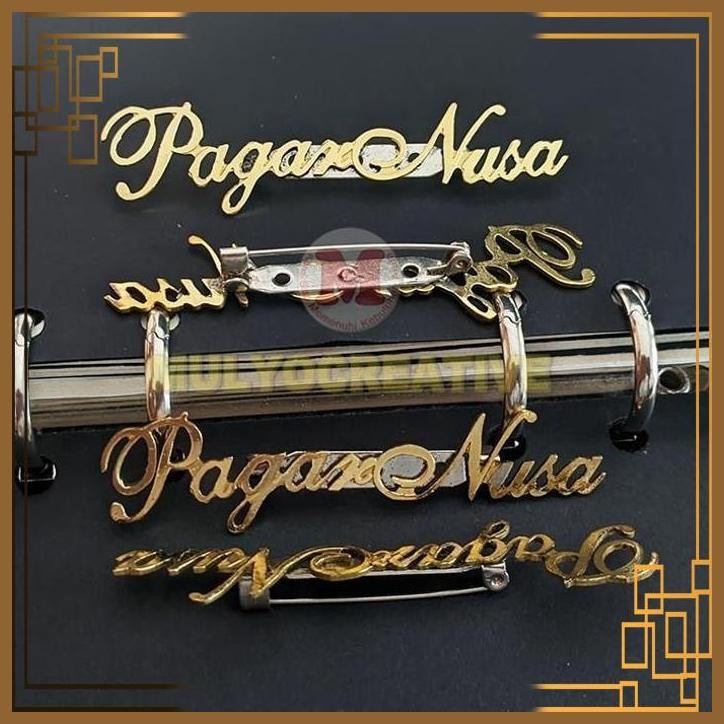 [MCV] PIN PAGAR NUSA PIN HURUF PAGAR NUSA PIN BROS PAGAR NUSA