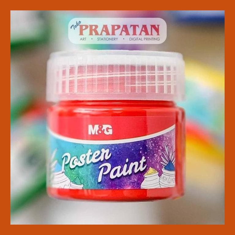 

[ PERALATAN LUKIS / GAMBAR ] M&G POSTER COLOR 30ML APL976Q | CAT POSTER COD