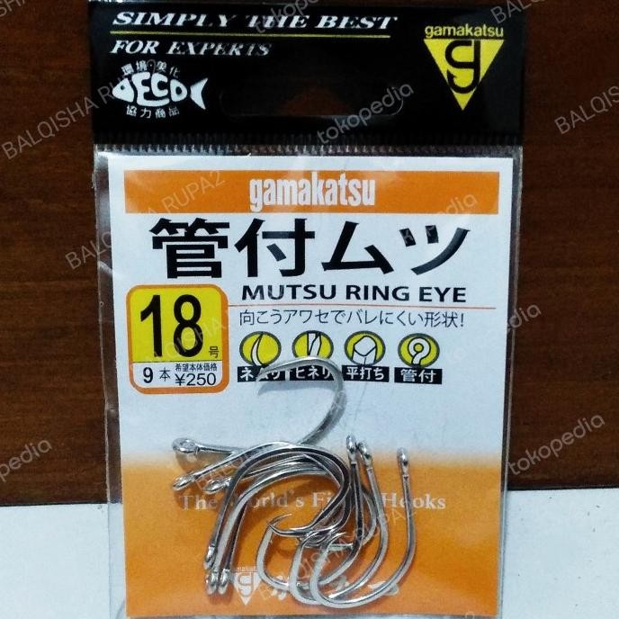 Ori Made In Japan - Circle Hook Anti Mocel - Gamakatsu Mutsu Ring Eye