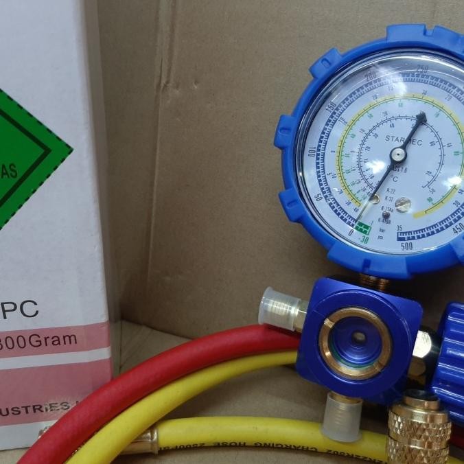 Paket Isi Freon Ac Rumah R410 Manifold Selang Freon Conektor Original Dan Terpercaya