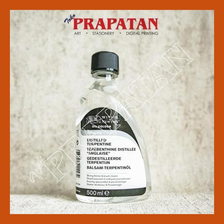 

[ PERALATAN LUKIS / GAMBAR ] WINSOR & NEWTON DISTILLED TURPENTINE 500 ML / OIL COLOUR SOLVENTS COD