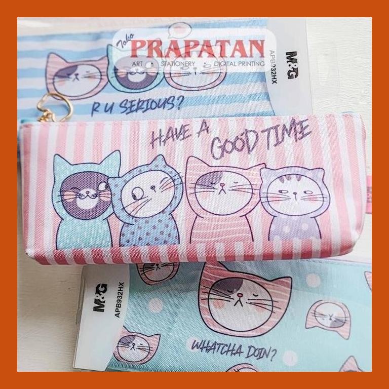 

[ PERALATAN LUKIS / GAMBAR ] M&G SO MANY CATS PENCIL CASE APB932HX | TEMPAT PENSIL PACKING AMAN