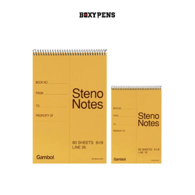 

Kokuyo Gambol Steno Notes Shortridge Notebook